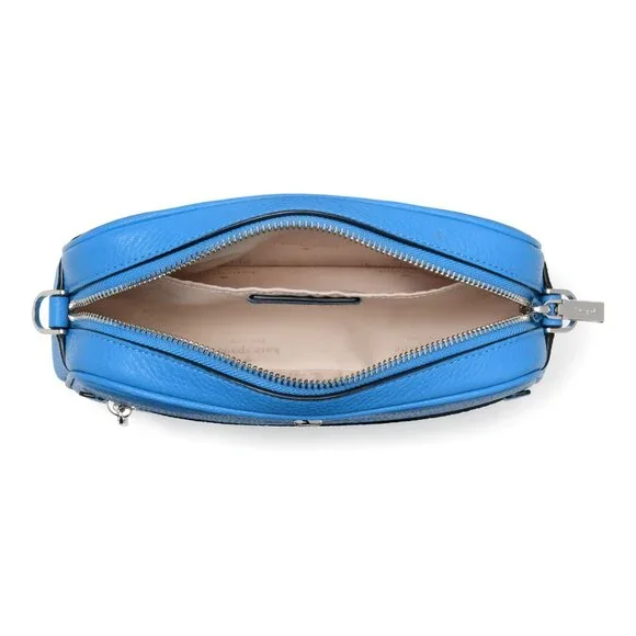 New Kate Spade Emma Pebbled Leather Camera Bag Tide Pool - Picture 2 of 5